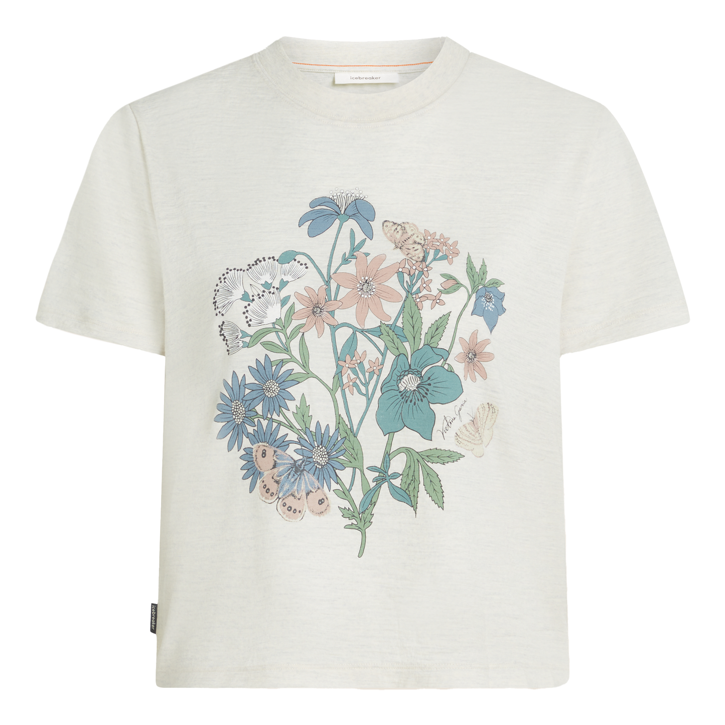 150 Tech Lite SS Crop Tee NZ Flora Women's