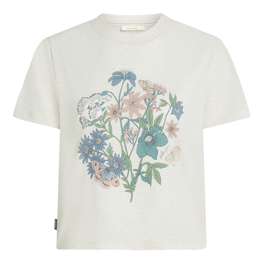 150 Tech Lite SS Crop Tee NZ Flora Women's
